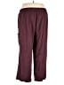 Torrid Burgundy Casual Pants Size 4X Tall (4) - photo 2