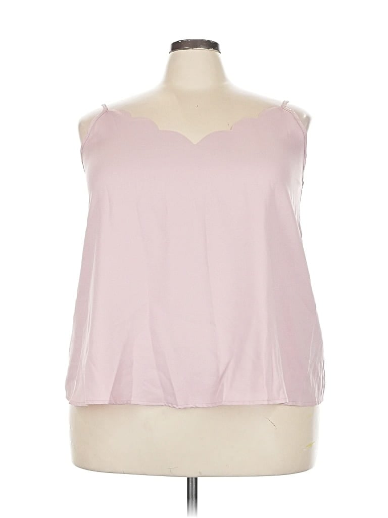 Pre-owned Shein Curve Sleeveless Blouse In Pink