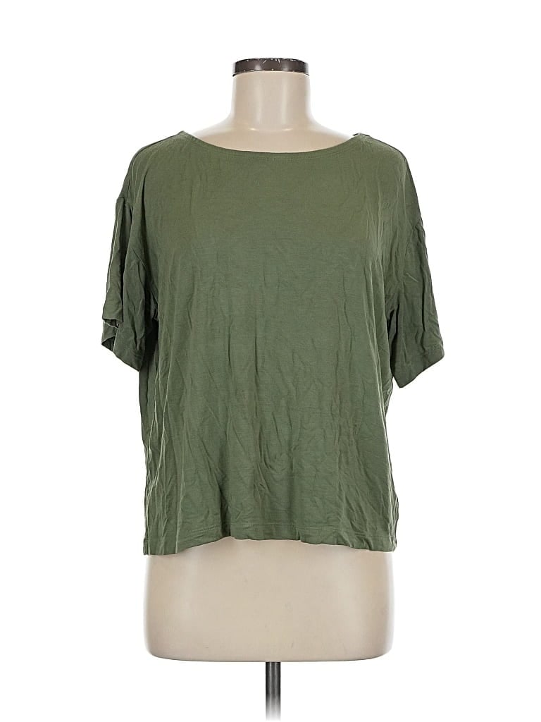 Pre-owned Unbranded Short Sleeve T-shirt In Green