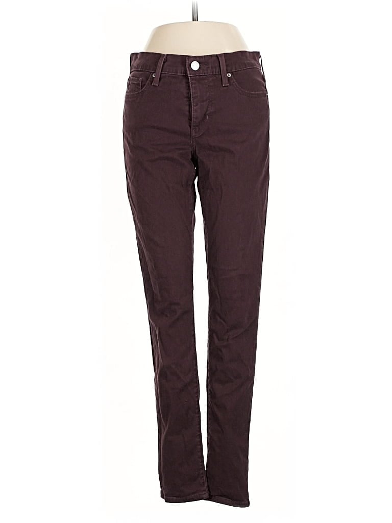 Pre-owned Levi's Jeans In Burgundy