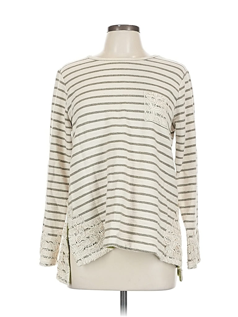 Pre-owned Matilda Jane Pullover Sweater In White