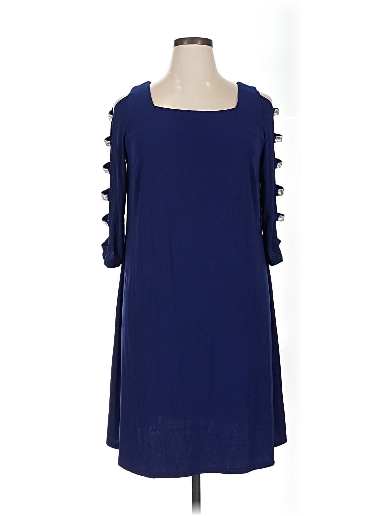 Pre-owned Roz & Ali Casual Dress In Blue