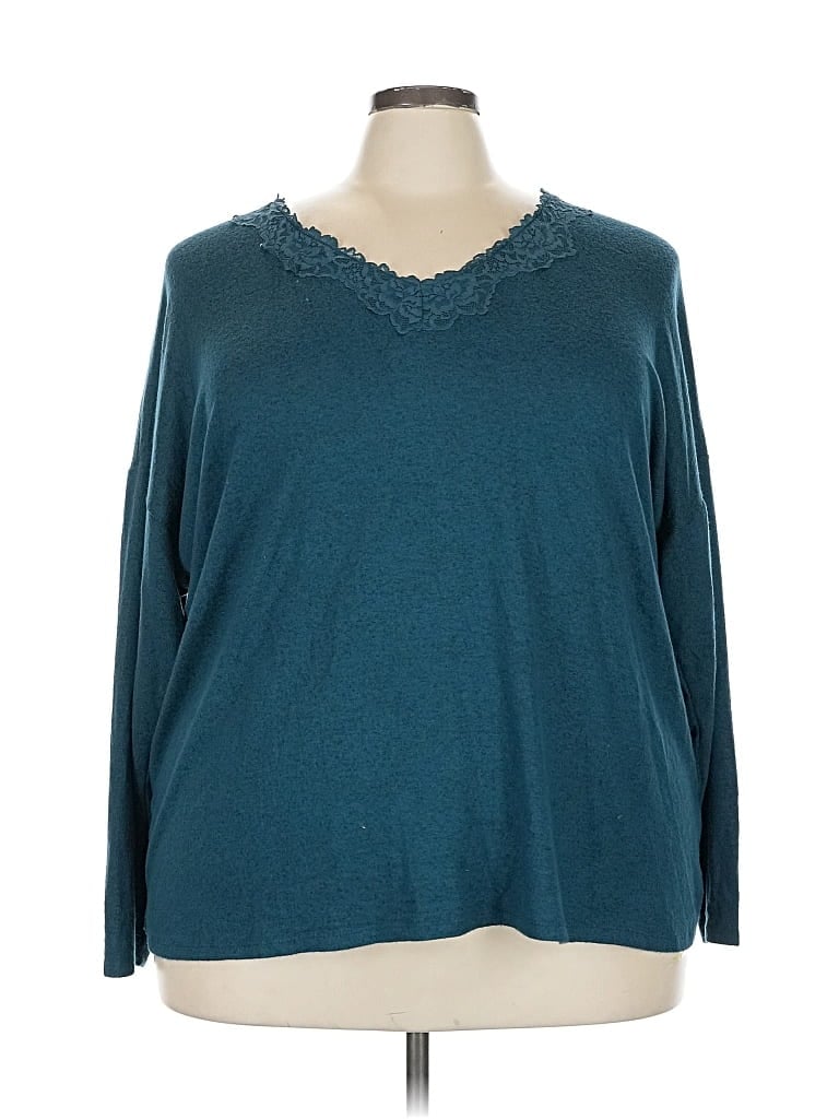 Pre-owned Maurices Pullover Sweater In Blue