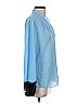 Kobi Blue Long Sleeve Blouse Size XS - photo 4