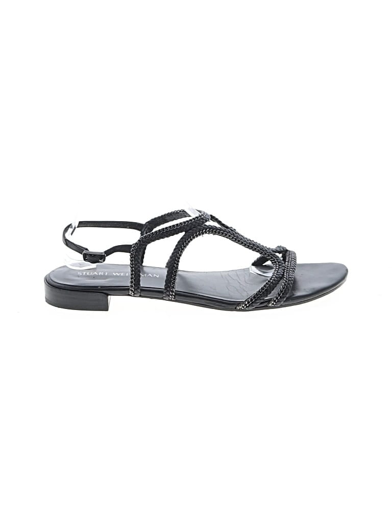Pre-owned Stuart Weitzman Sandals In Black