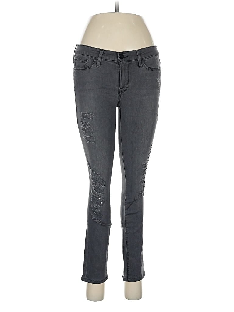 Pre-owned Frame Jeans In Gray