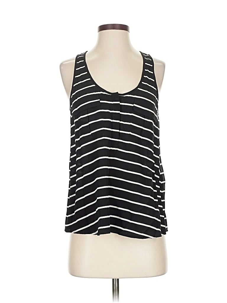 Click to view more detailed imagery on our partner's website Pre-owned Joie Sleeveless Top Black Halter Neckline Tops
