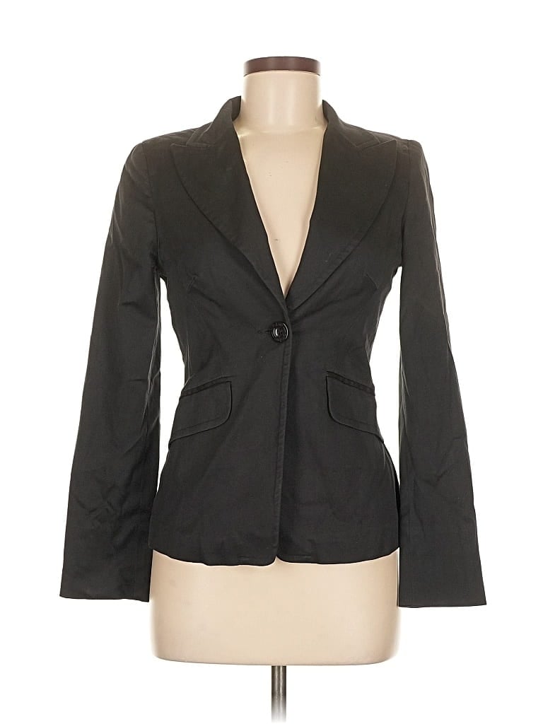 Pre-owned Bebe Blazer Jacket In Black