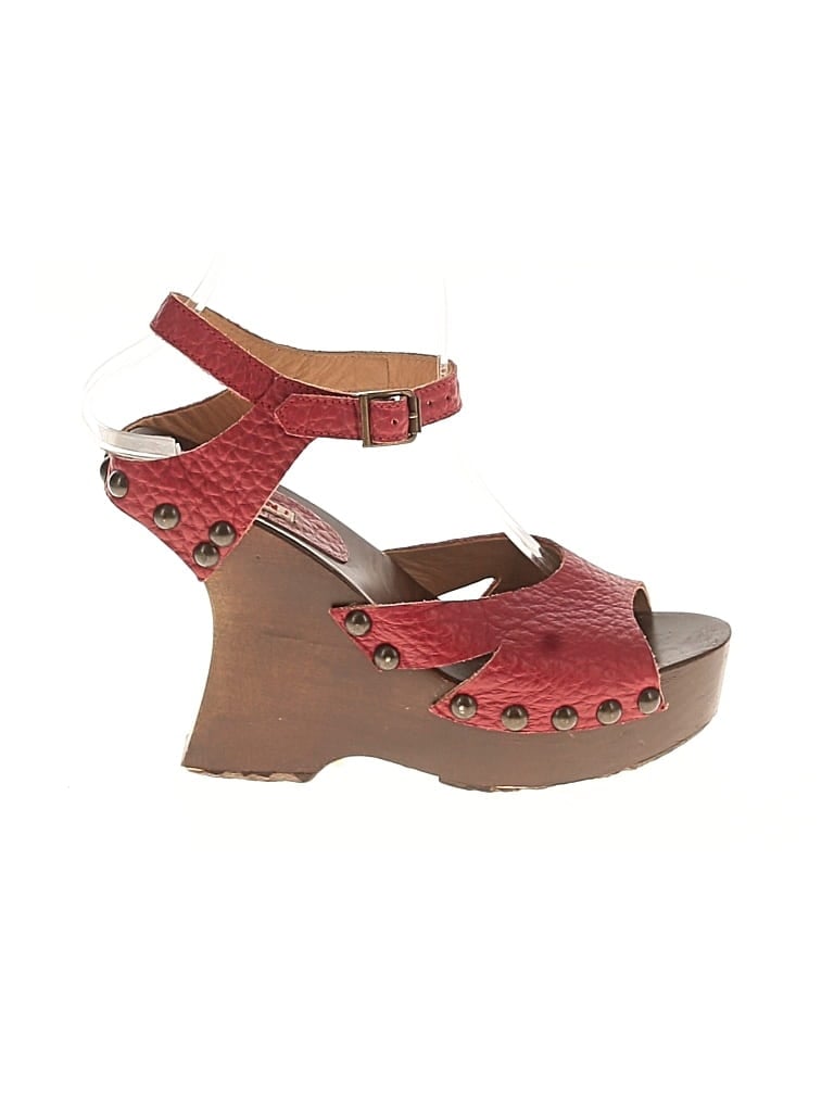 Pre-owned Marni Wedges In Red