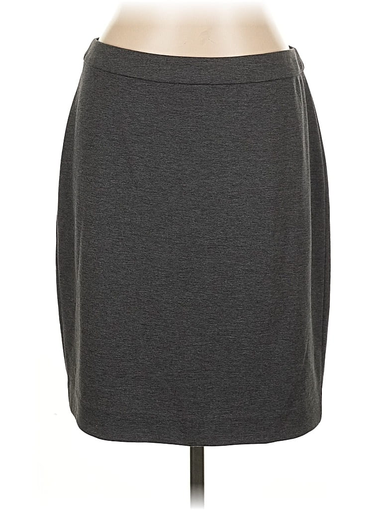 Pre-owned Halogen Casual Skirt In Gray
