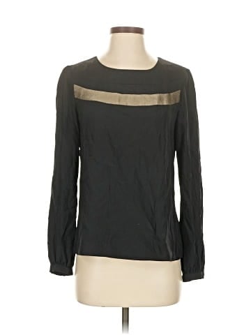 By Smith Long Sleeve Silk Top (view 1)
