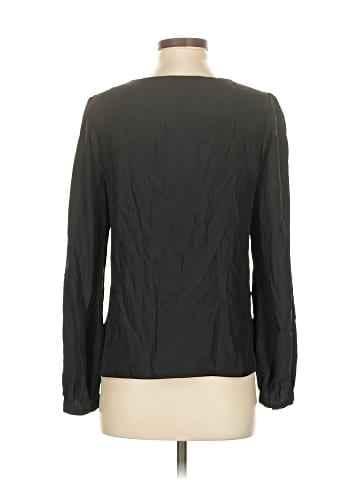 By Smith Long Sleeve Silk Top (view 2)