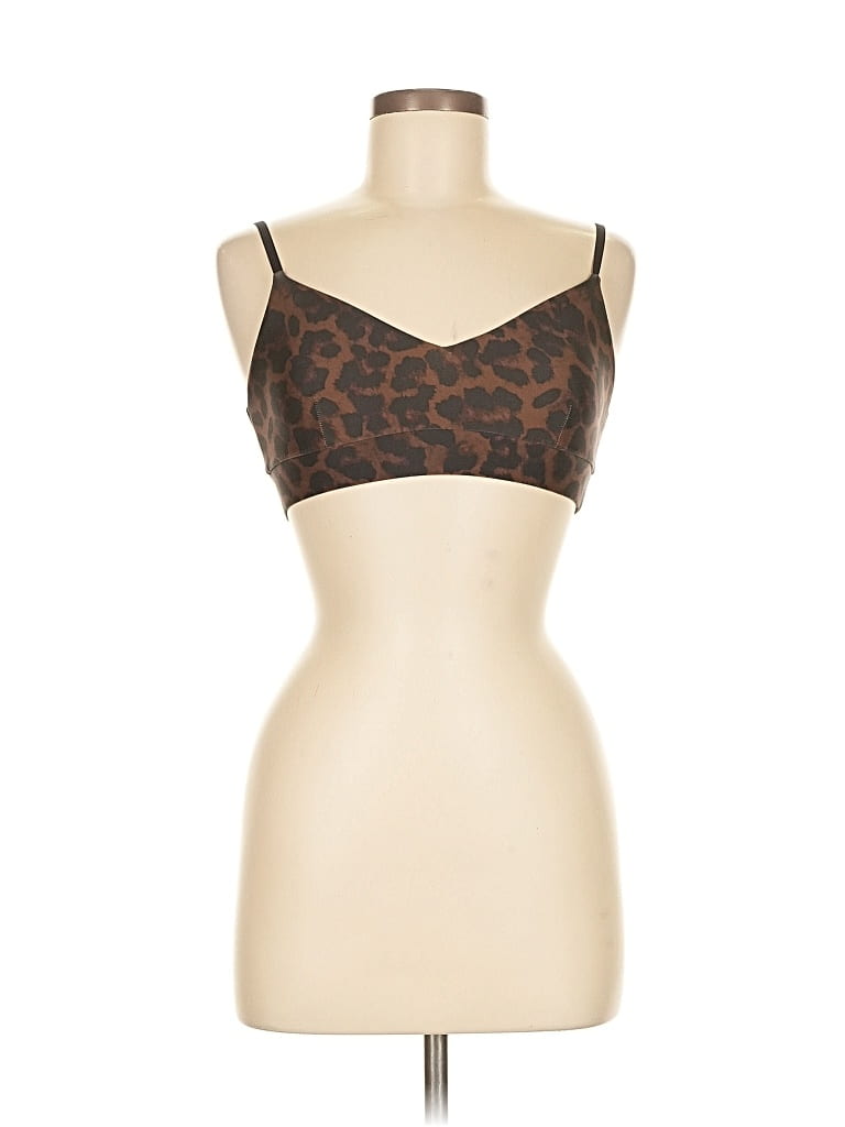 Pre-owned The Upside Tube Top Brown Strapless Neckline Tops