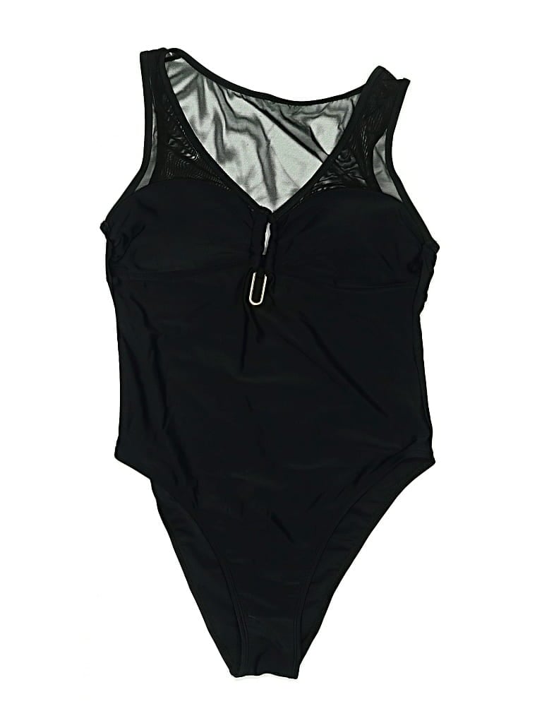 Pre-owned Unbranded One Piece Swimsuit In Black