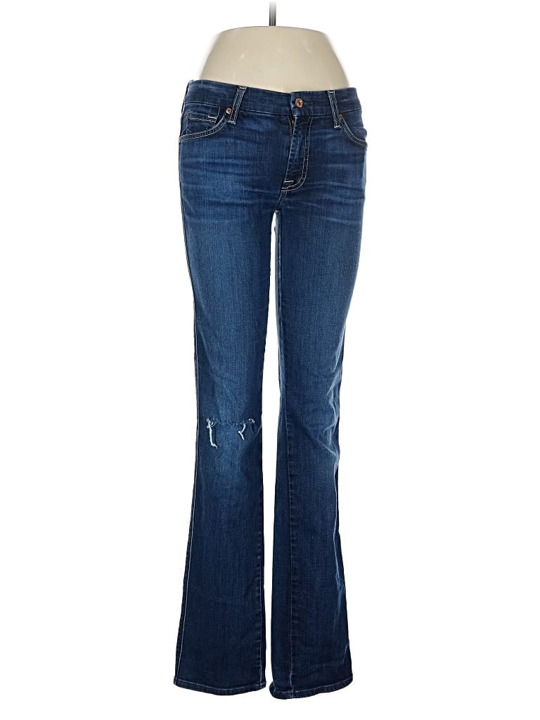 Pre-owned 7 For All Mankind Jeans In Blue