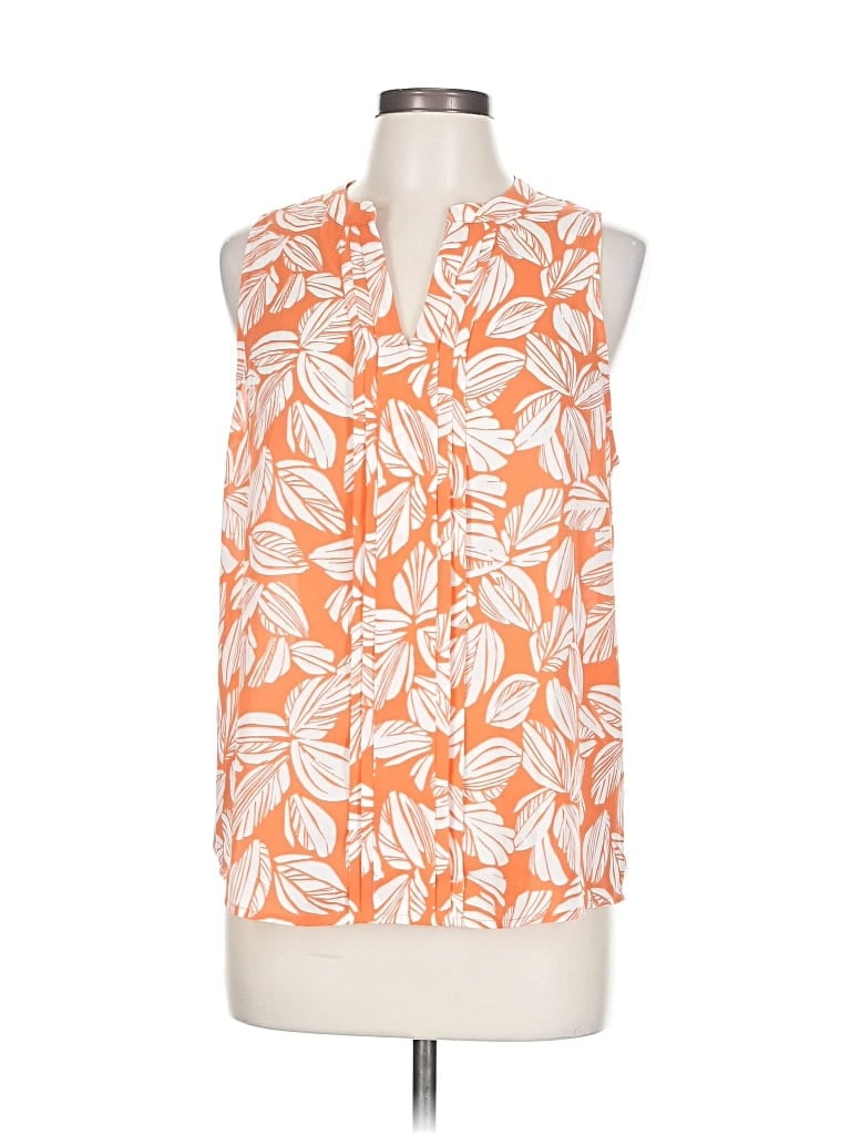 41hawthorn Sleeveless Blouse In Orange