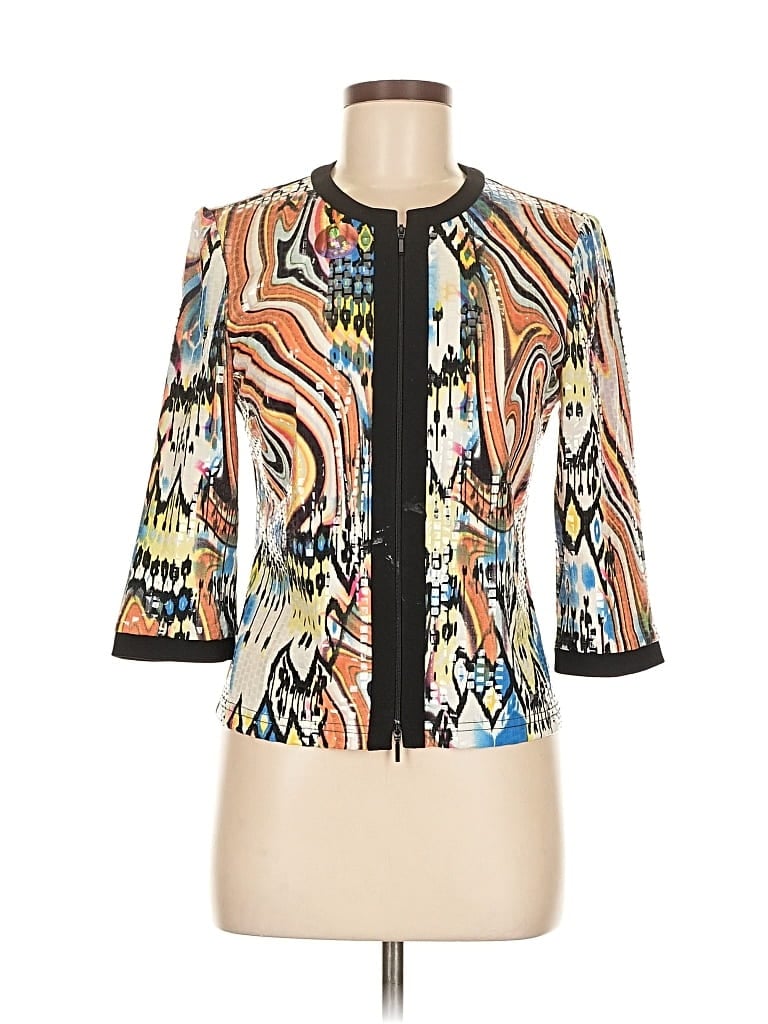 Pre-owned Joseph Ribkoff Jacket In White