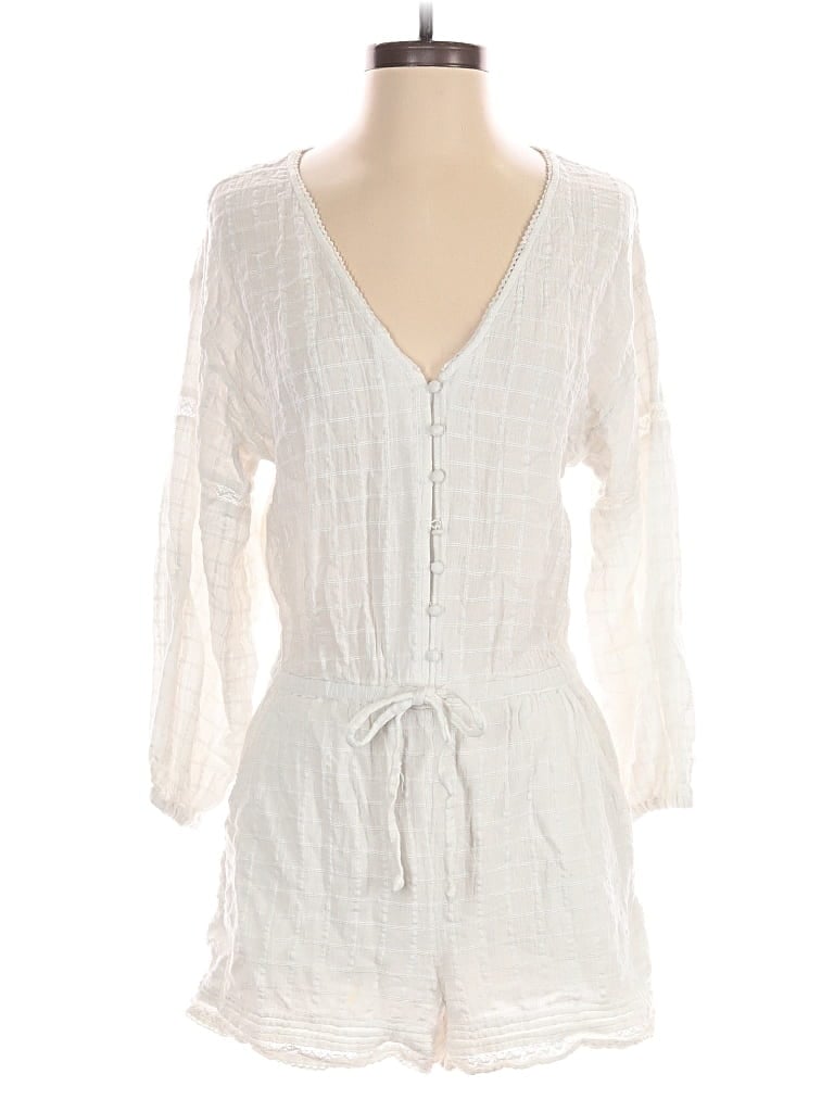 Pre-owned Aerie Romper In White