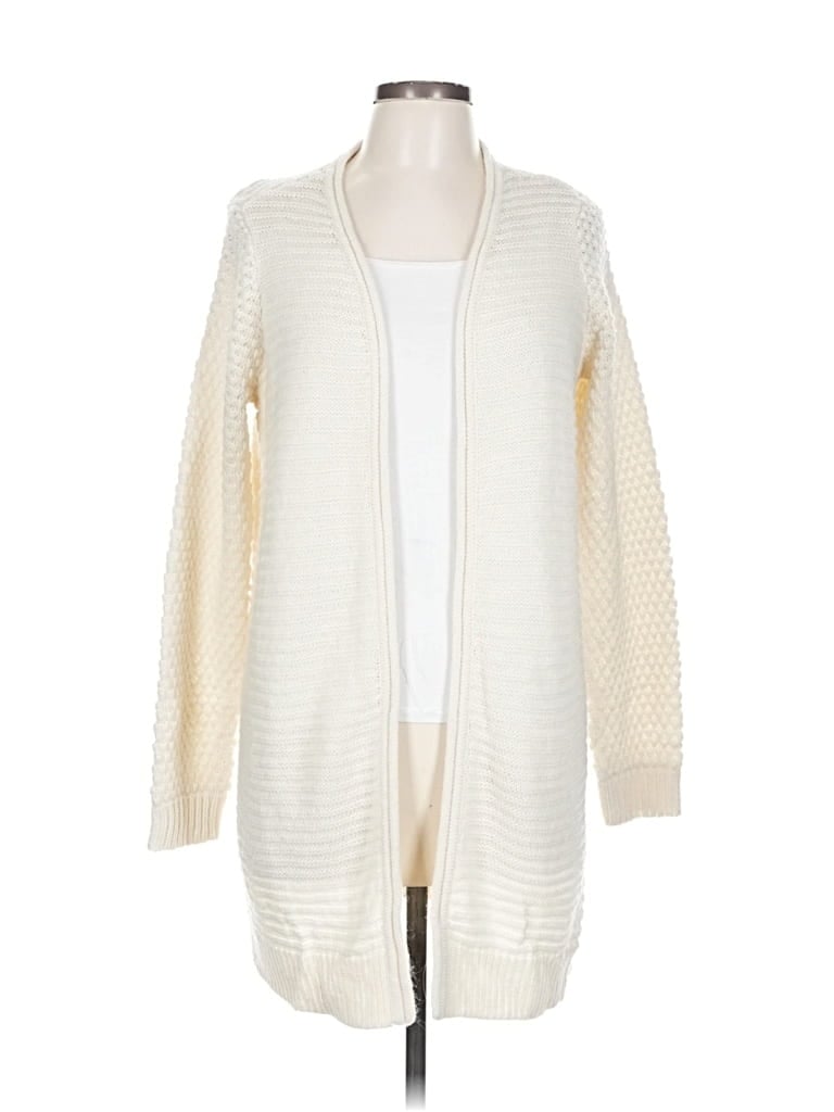 Pre-owned Vero Moda Cardigan Sweater In White