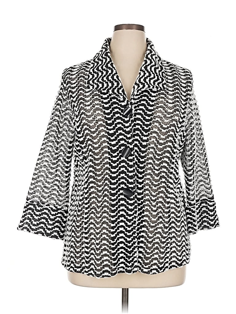 Click to view more detailed imagery on our partner's website Pre-owned Jm Collection Cardigan Sweater In Black