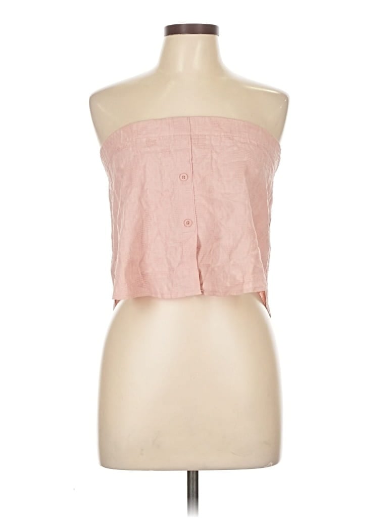 Pre-owned Unbranded Sleeveless Blouse In Pink