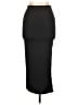Jade by Jane Solid Black Formal Skirt Size L - photo 1