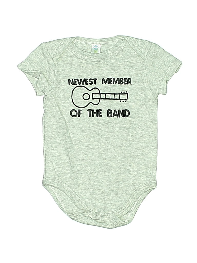 Click to view more detailed imagery on our partner's website Pre-owned Baby Essentials Babies' Short Sleeve Onesie In Green