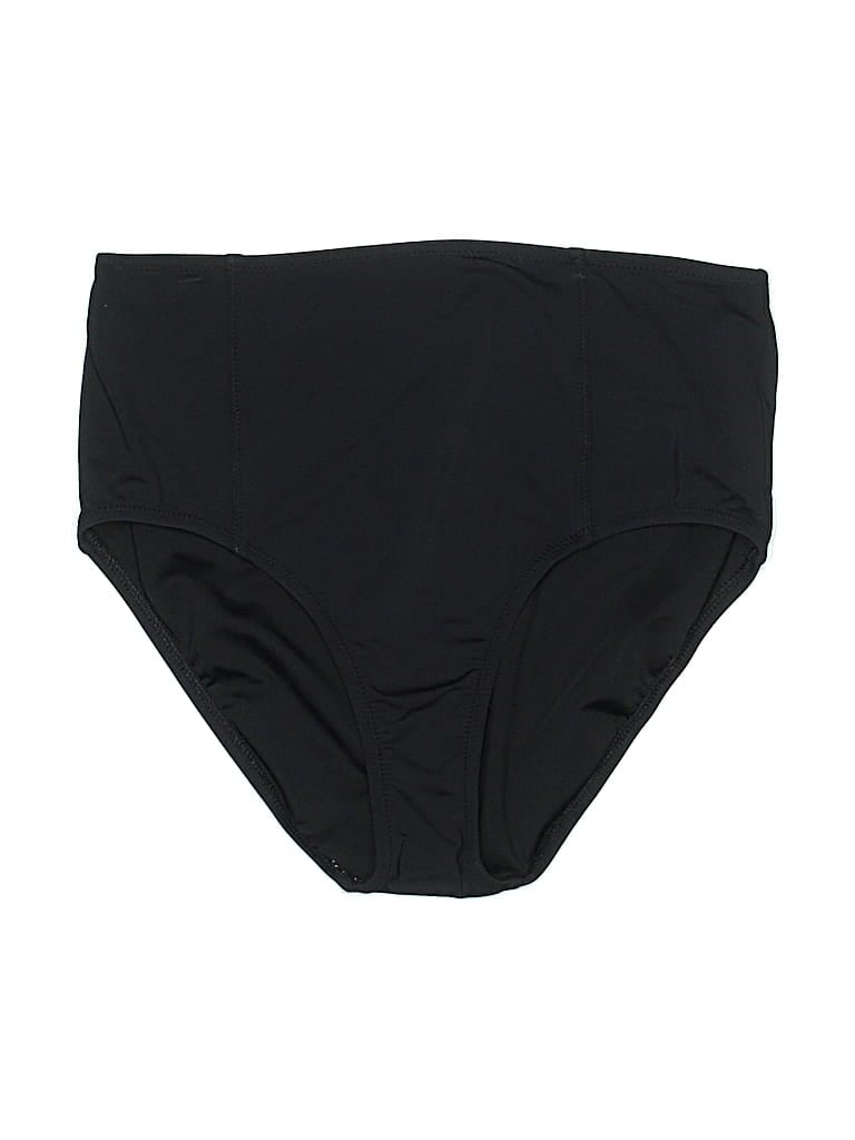 Pre-owned Lands' End Swimsuit Bottoms In Black