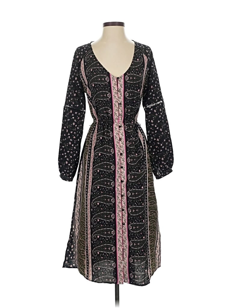 Pre-owned Cupcakes And Cashmere Casual Dress In Black