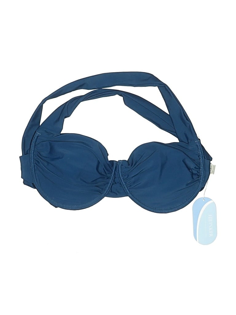 Pre-owned Assorted Brands Swimsuit Top Blue Swimwear