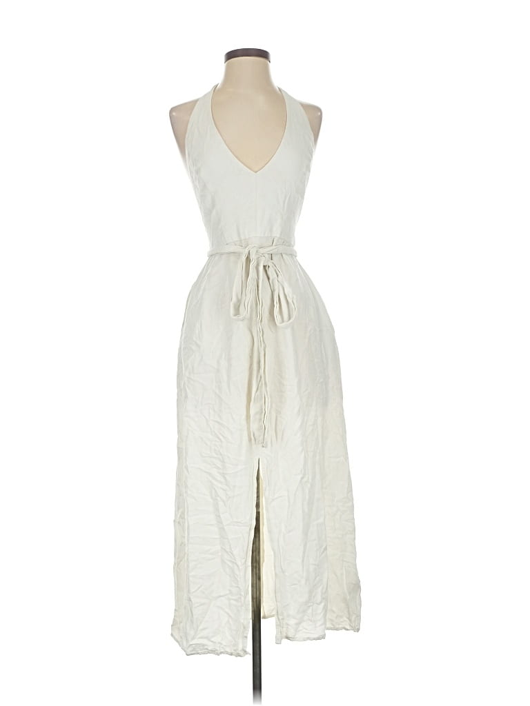 Pre-owned Saunders Collective Casual Dress In White