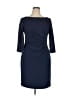 DKNY Solid Blue Cocktail Dress Size 14 - photo 1