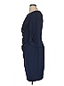 DKNY Solid Blue Cocktail Dress Size 14 - photo 5