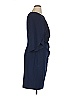 DKNY Solid Blue Cocktail Dress Size 14 - photo 4