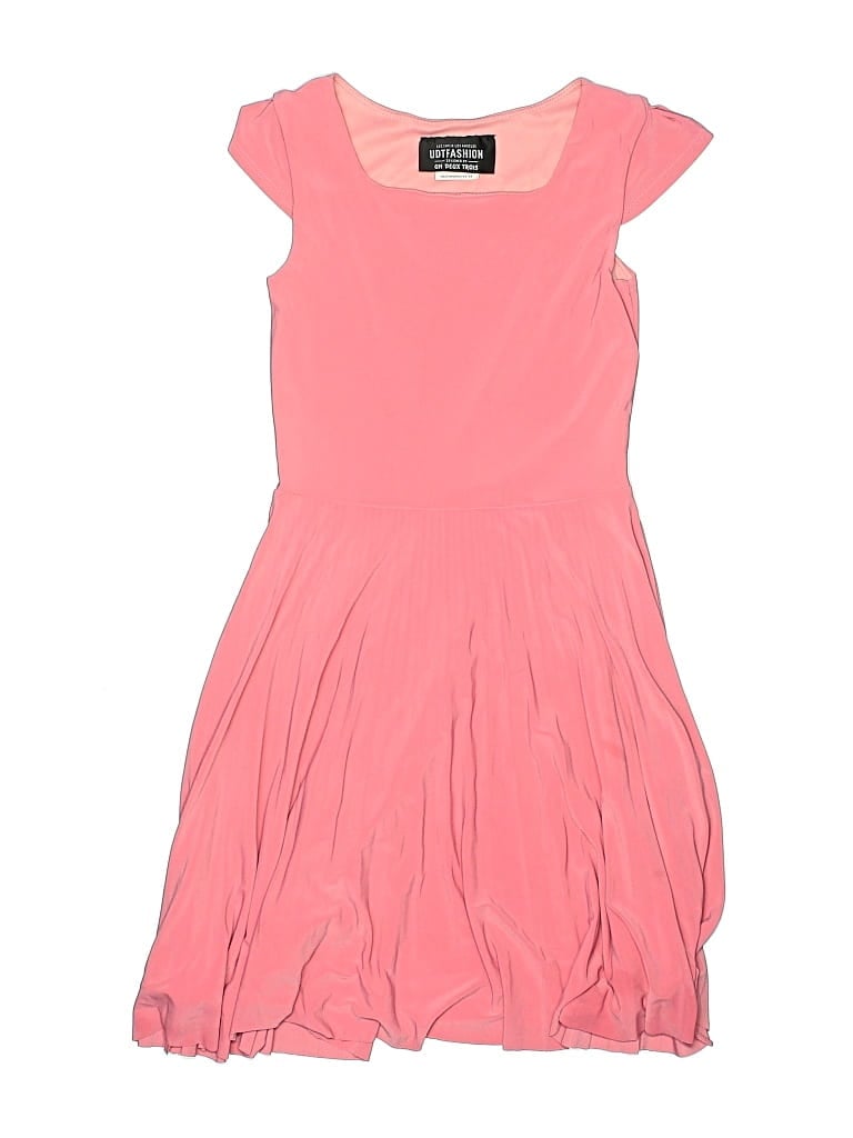 Pre-owned Un Deux Trois Kids' Dress In Pink