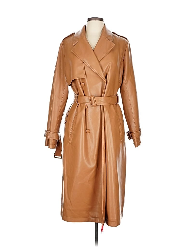 Elie Tahari Trenchcoat In Brown