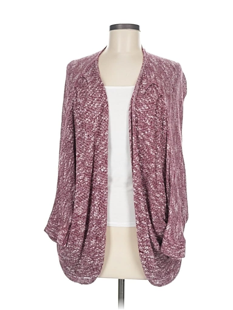 Pre-owned La Hearts Cardigan Sweater In Burgundy