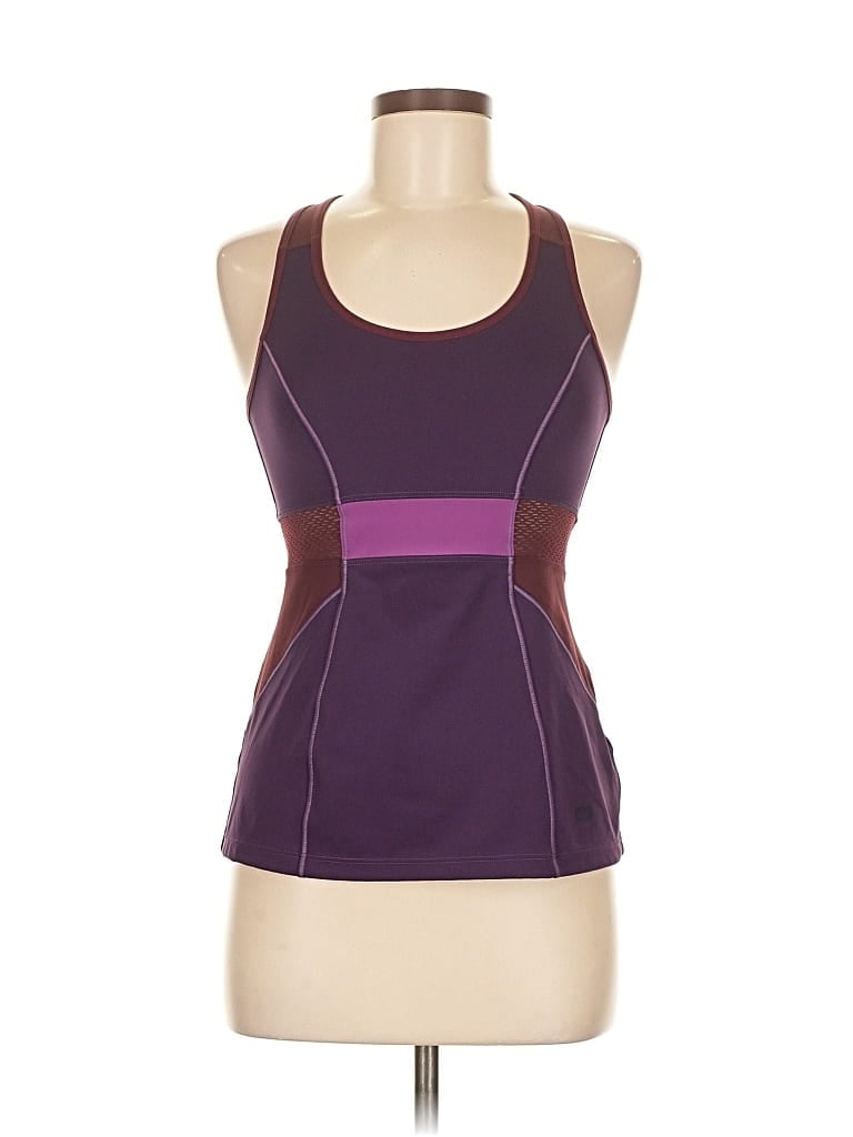 Pre-owned Asics Active Tank Top In Purple