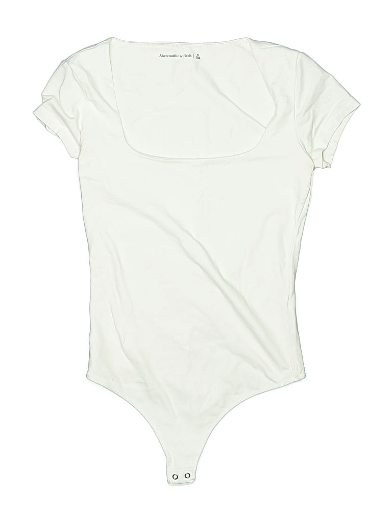 Pre-owned Abercrombie & Fitch Bodysuit In White