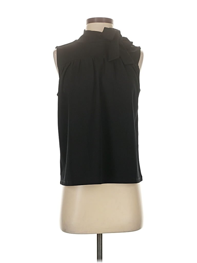 Pre-owned Ann Taylor Sleeveless Blouse In Black