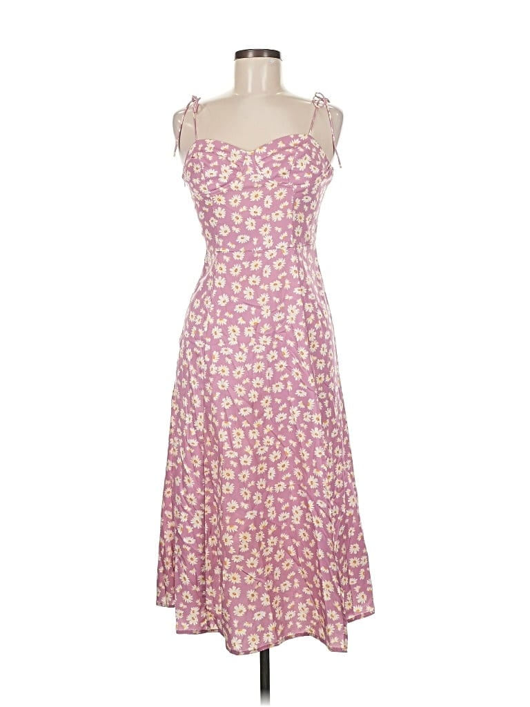 Pre-owned Shein Casual Dress In Pink