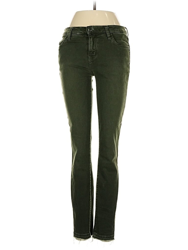Pre-owned Current Elliott Jeans In Green