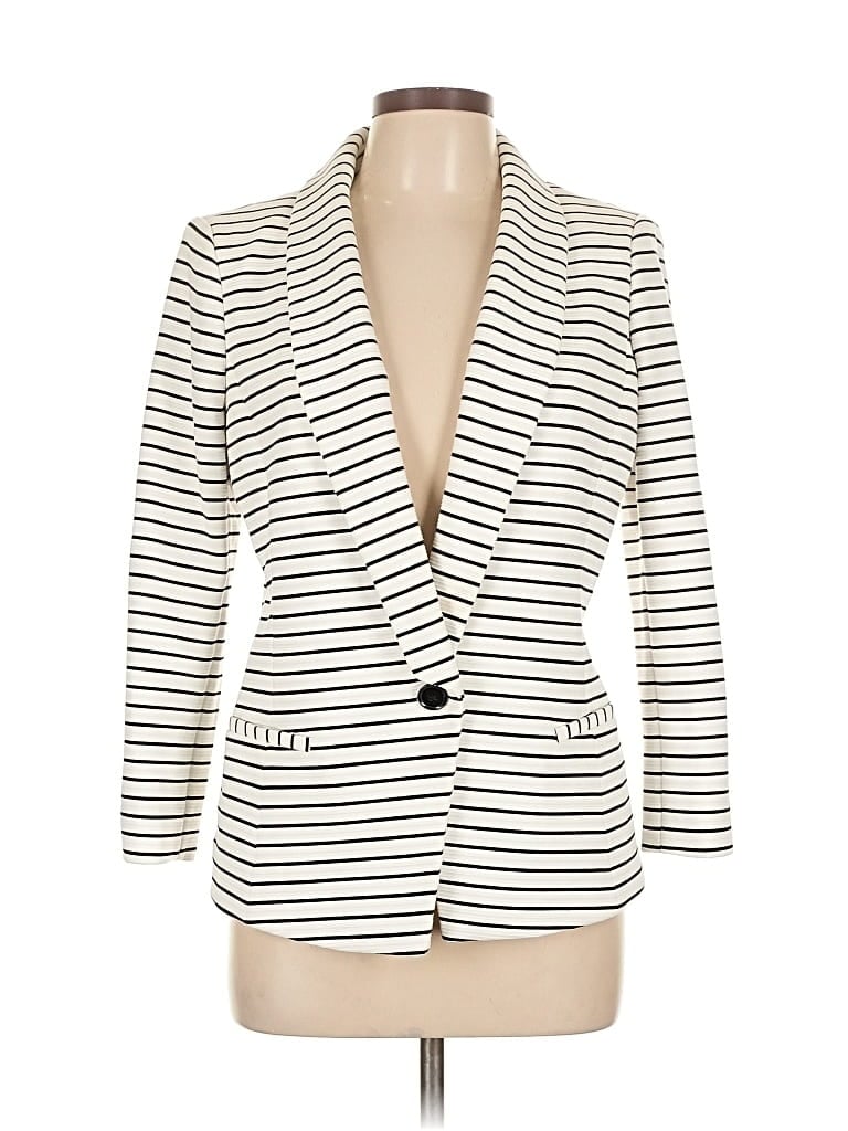 Pre-owned Tommy Hilfiger Blazer Jacket In White