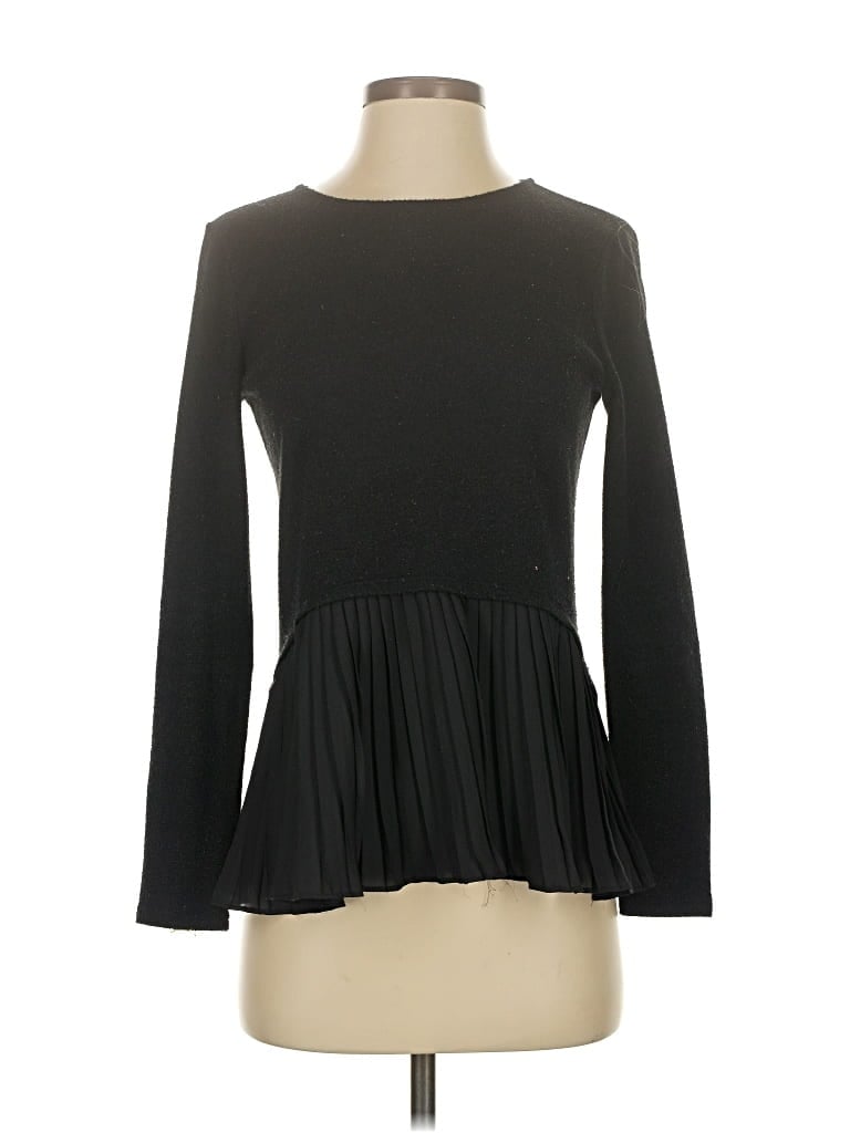 Pre-owned Lc Lauren Conrad Cardigan Sweater In Black