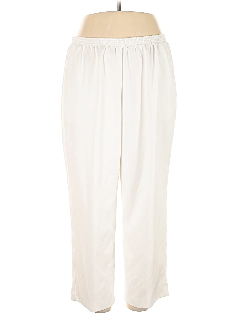 Pre-owned Alfred Dunner Casual Pants In White