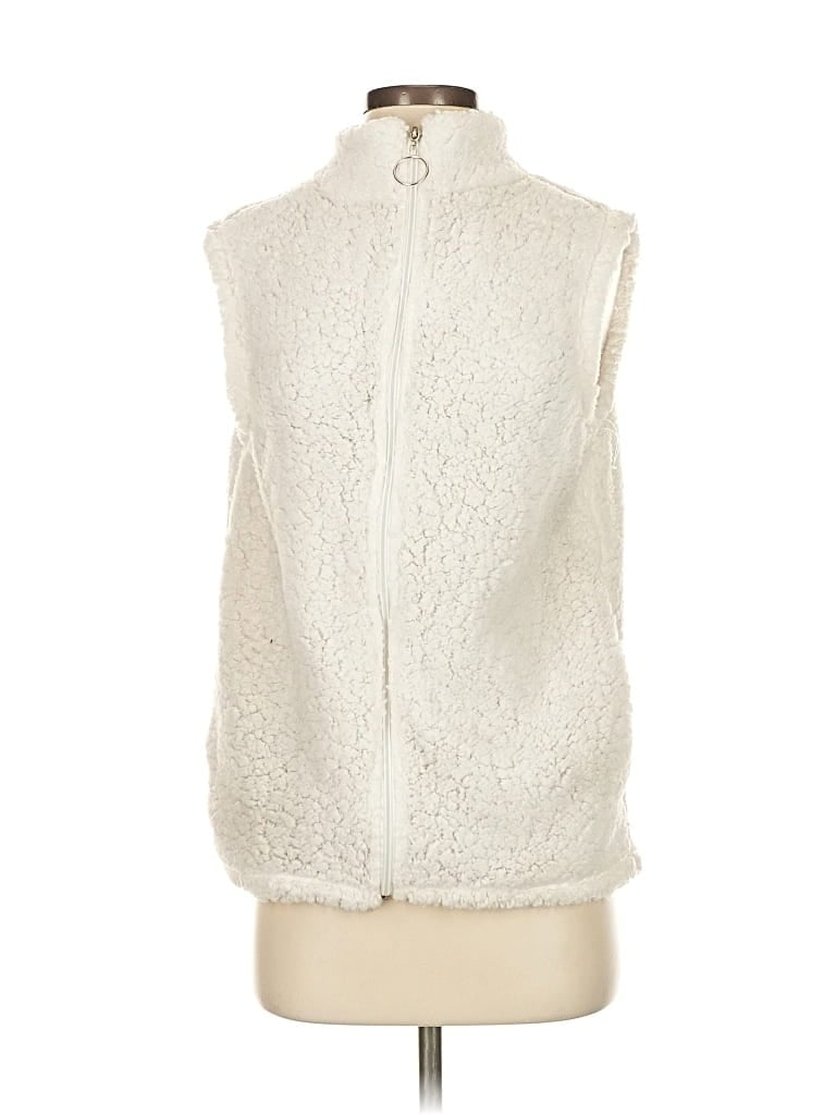 Pre-owned Bobbie Brooks Sweater Vest In White