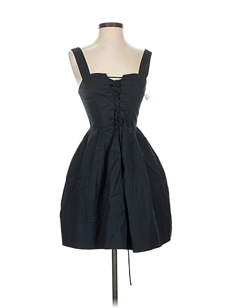 Pre-owned Staud Cocktail Dress In Black