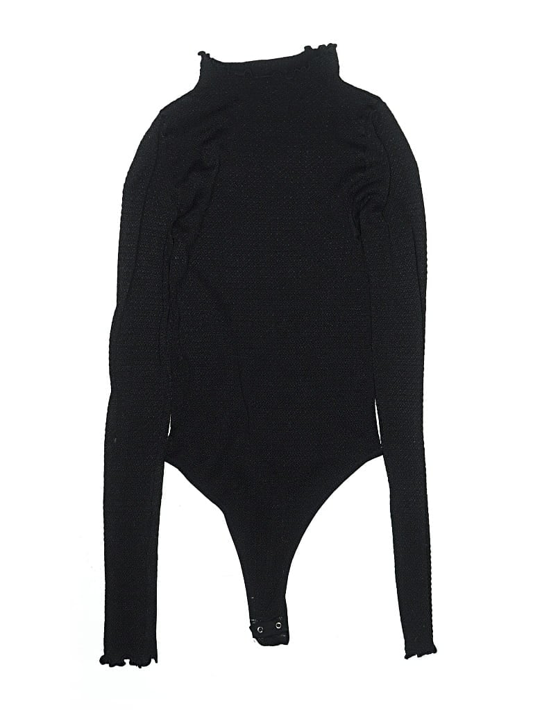Pre-owned Intimately By Free People Bodysuit In Black