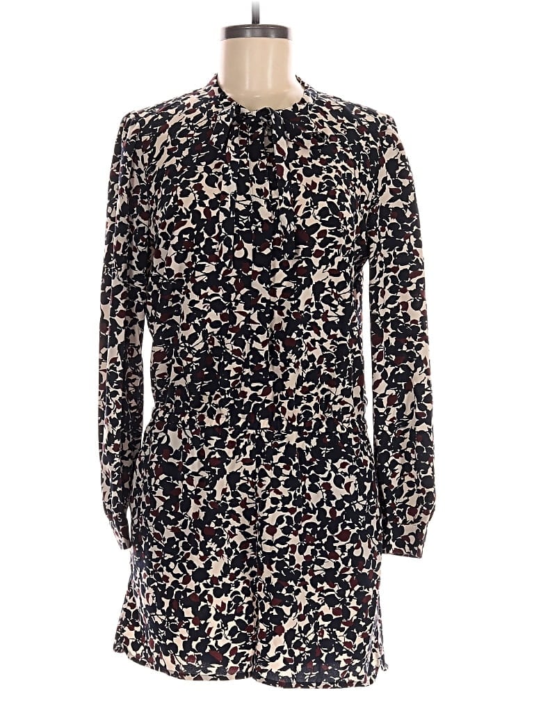 Pre-owned Ann Taylor Loft Romper In Blue