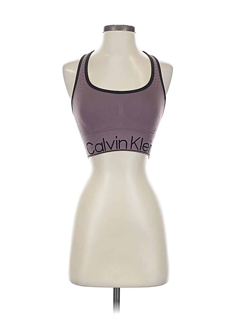 Pre-owned Calvin Klein Active Tank Top In Purple
